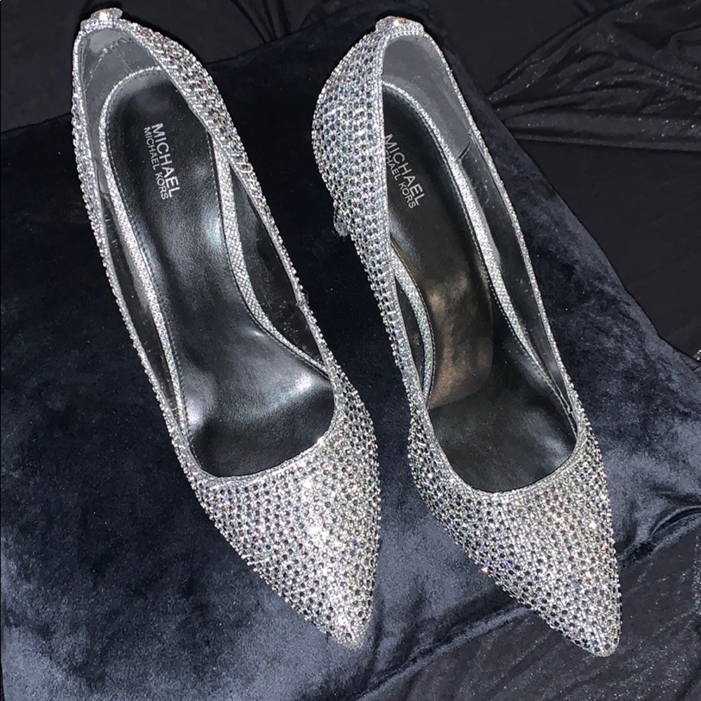 Michael Kors Gliiter Pump Size 10